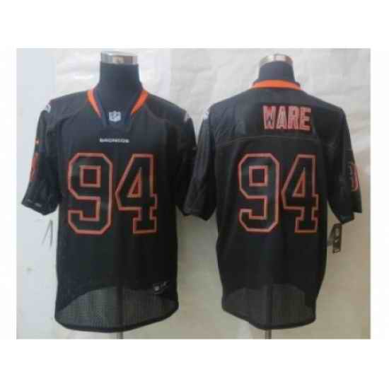 Nike Denver Broncos 94 DeMarcus Ware black Elite Lights Out NFL Jersey